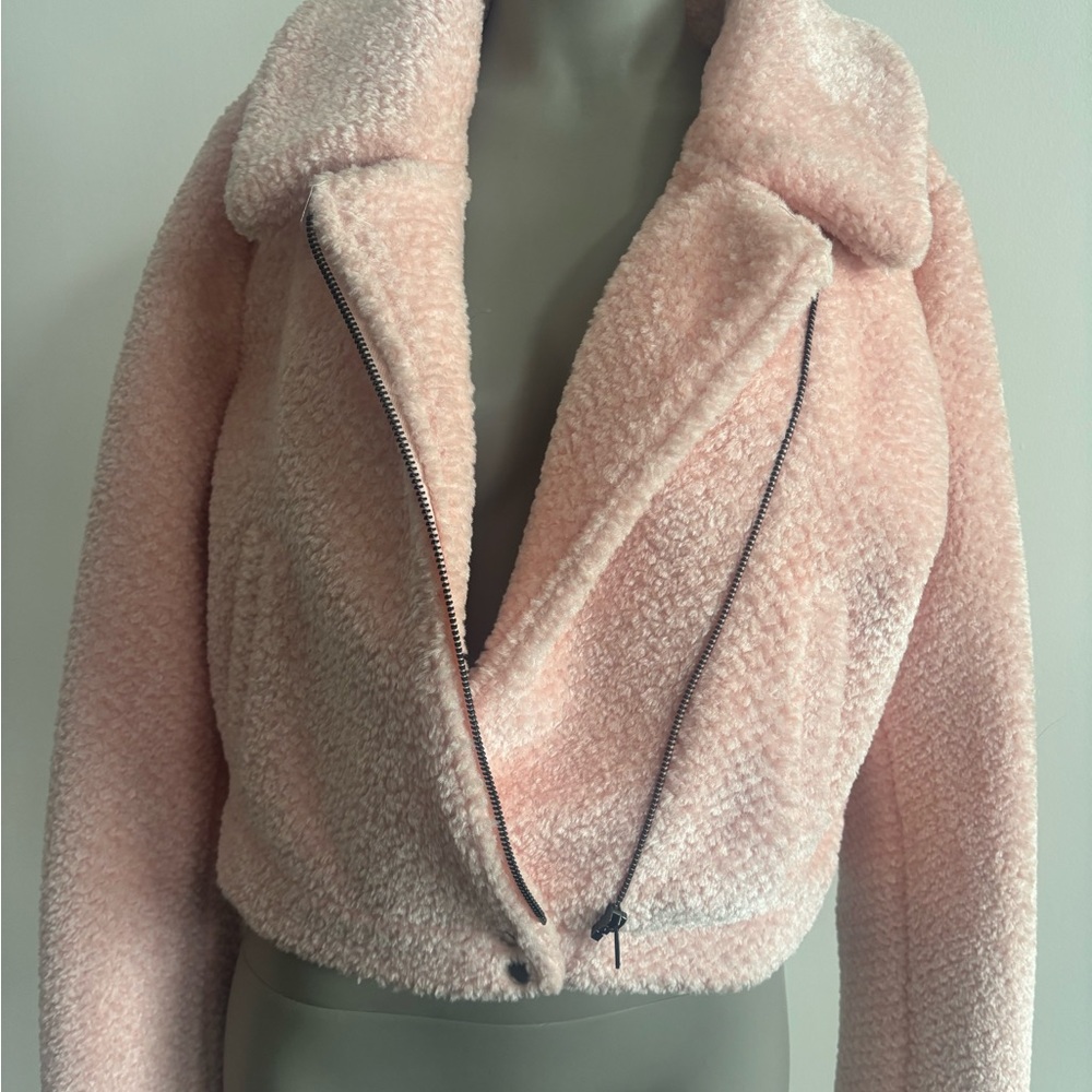K/Lab Soft Pink Teddy Jacket